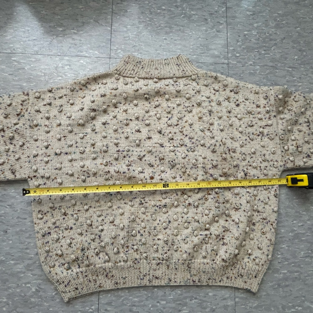 Misha & Puff Iris Confetti Merino Wool Sweater Size S EUC - Picture 3 of 8